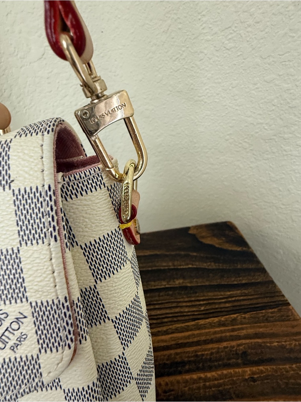 Chic L Damier Inspired Fashion Crossbody | Top Handle | Pink Interior | 1:1 - Picture 4 of 11